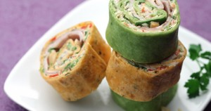 Red and Green Pork Roll-ups 1