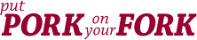 put pork on your fork - logo